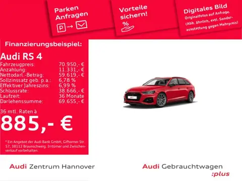 Annonce AUDI RS4 Essence 2020 d'occasion Allemagne