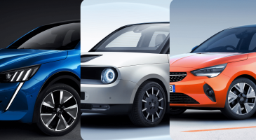 Comparatif de 3 électriques : Peugeot e-208 vs Opel Corsa-e vs Honda e