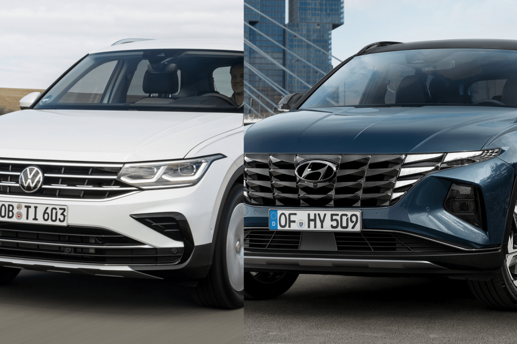 Comparatif Volkswagen Tiguan eHybrid VS Hyundai Tucson hybride