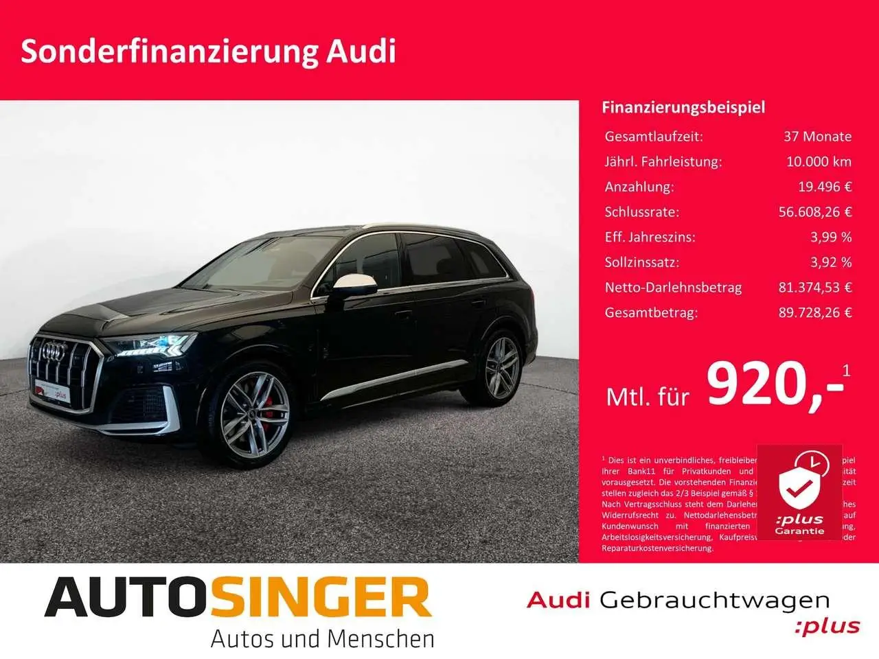 Photo 1 : Audi Sq7 2023 Petrol