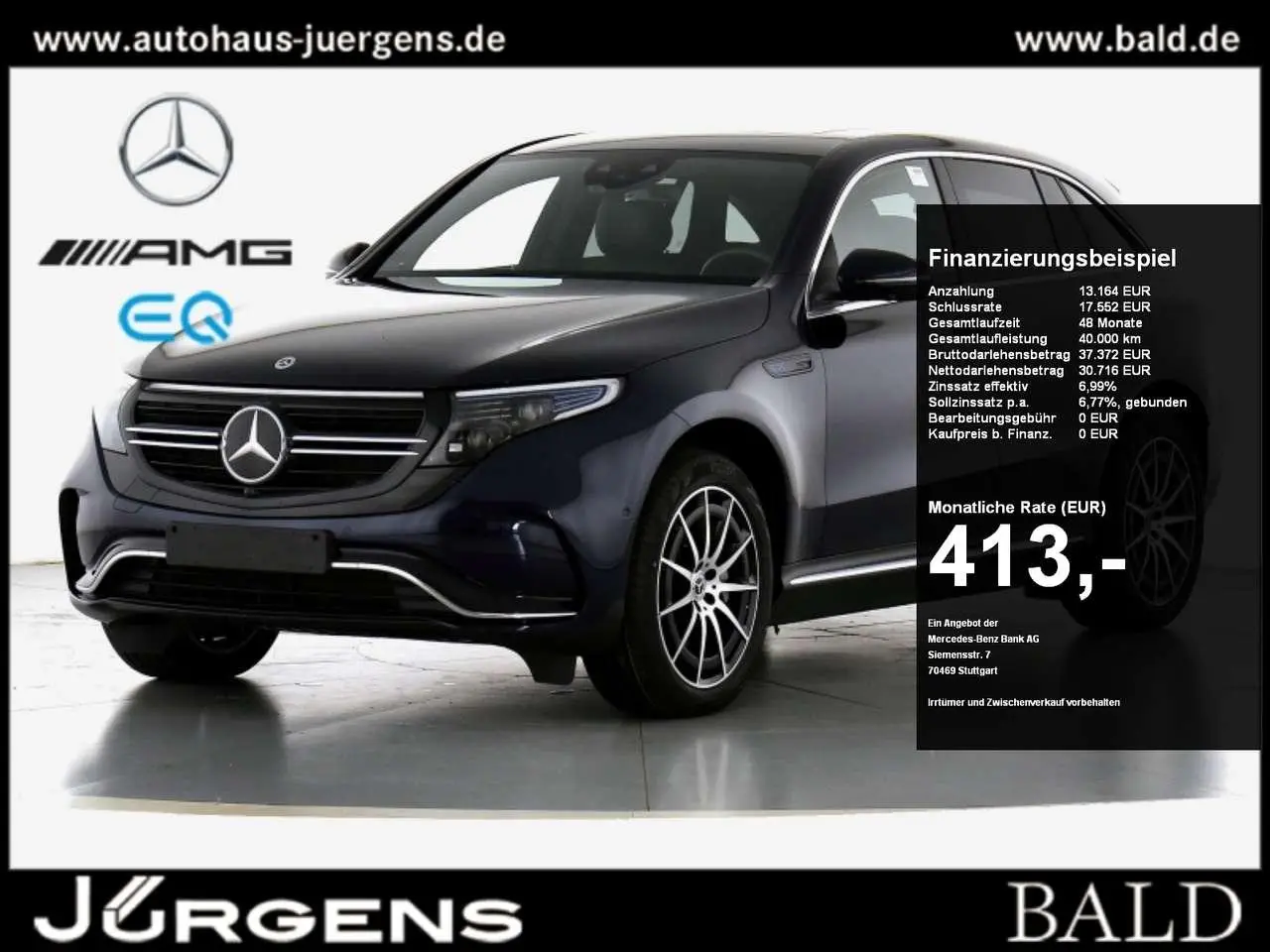 Photo 1 : Mercedes-benz Eqc 2021 Electric