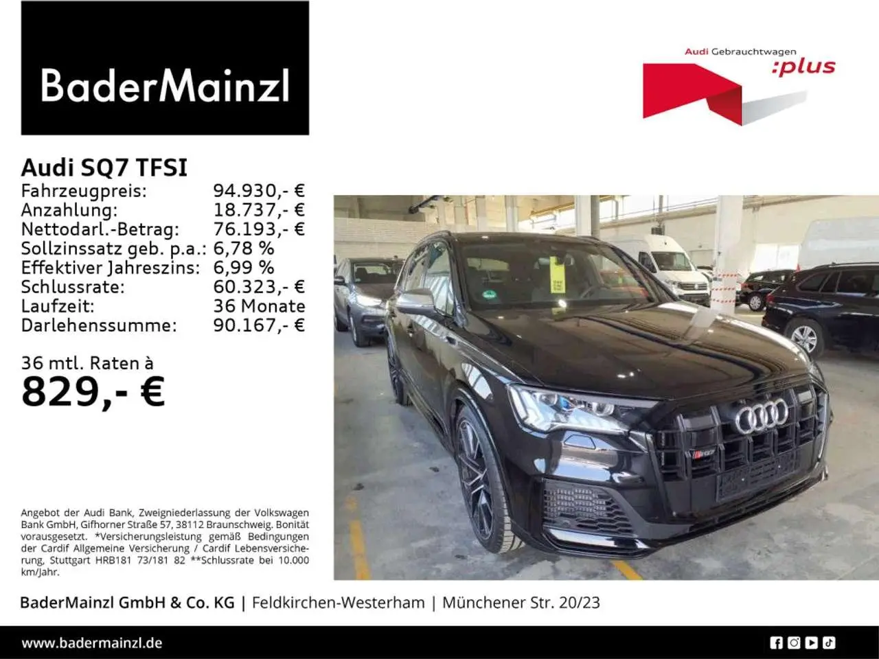 Photo 1 : Audi Sq7 2023 Essence