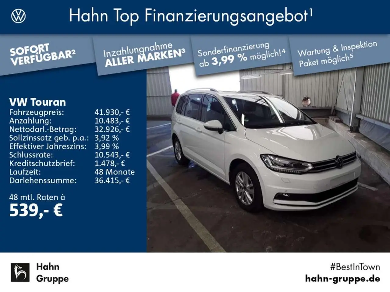 Photo 1 : Volkswagen Touran 2023 Diesel