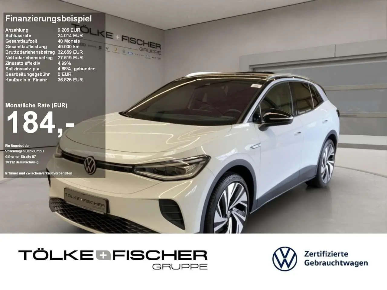 Photo 1 : Volkswagen Id.4 2021 Électrique