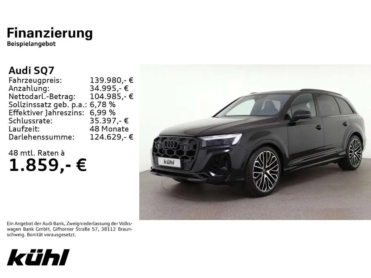 Photo 1 : Audi Sq7 2024 Petrol