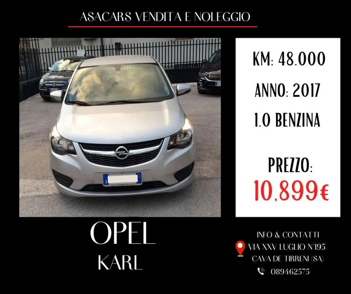 Photo 1 : Opel Karl 2017 Essence