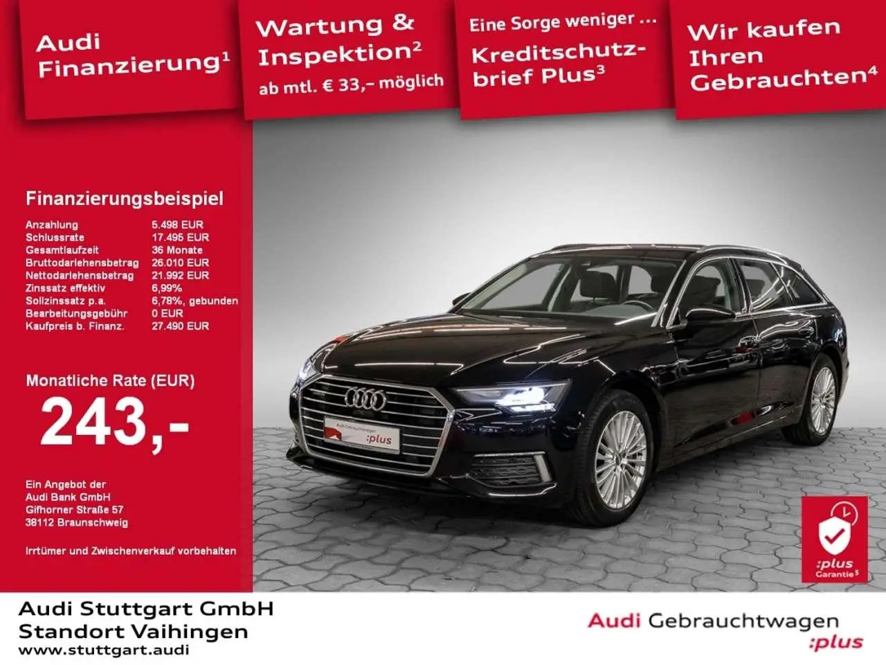 Photo 1 : Audi A6 2020 Essence