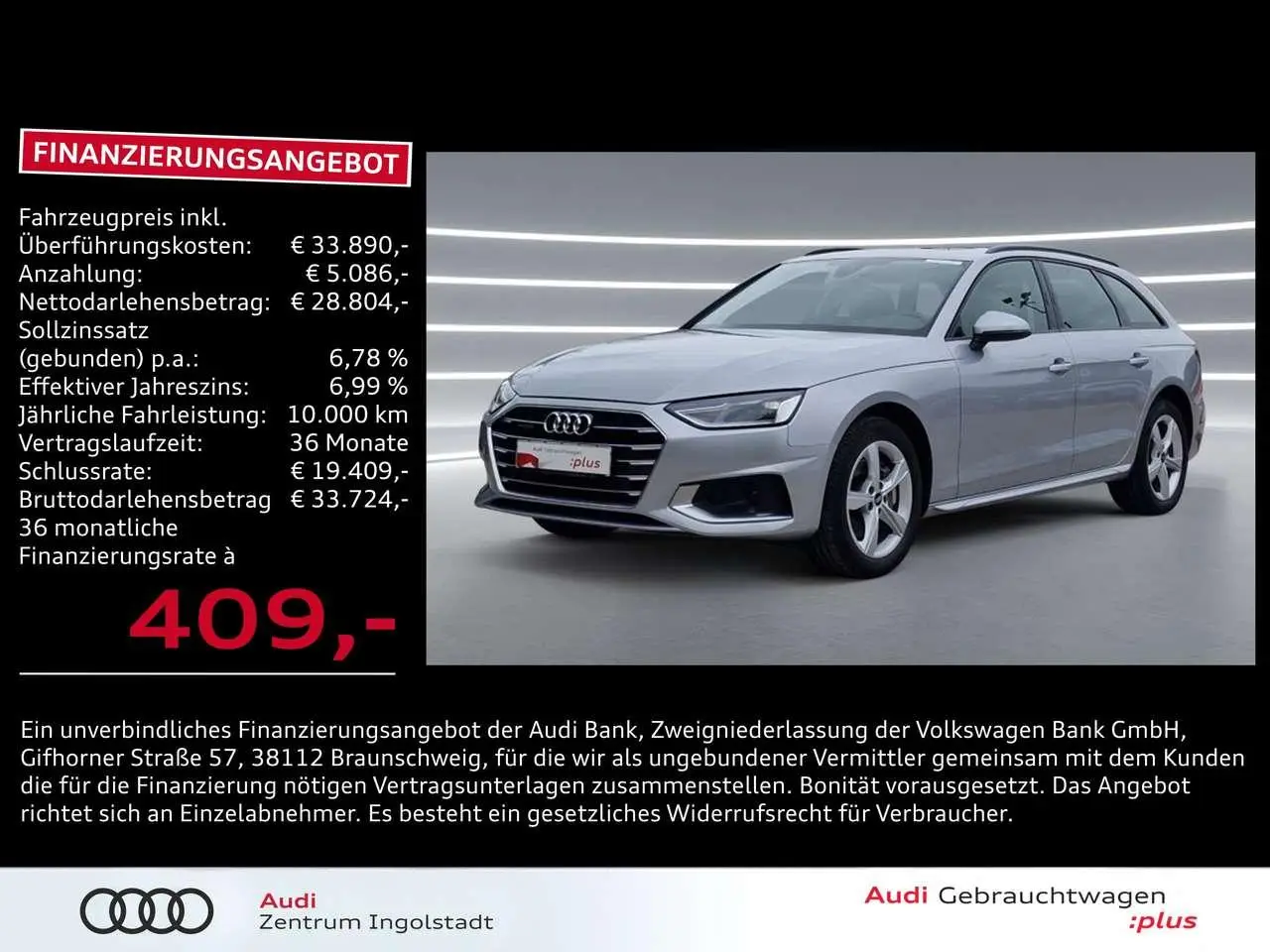Photo 1 : Audi A4 2021 Diesel