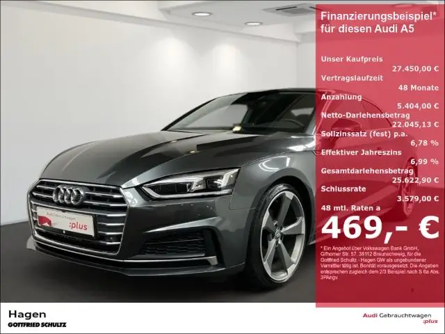 Photo 1 : Audi A5 2019 Petrol