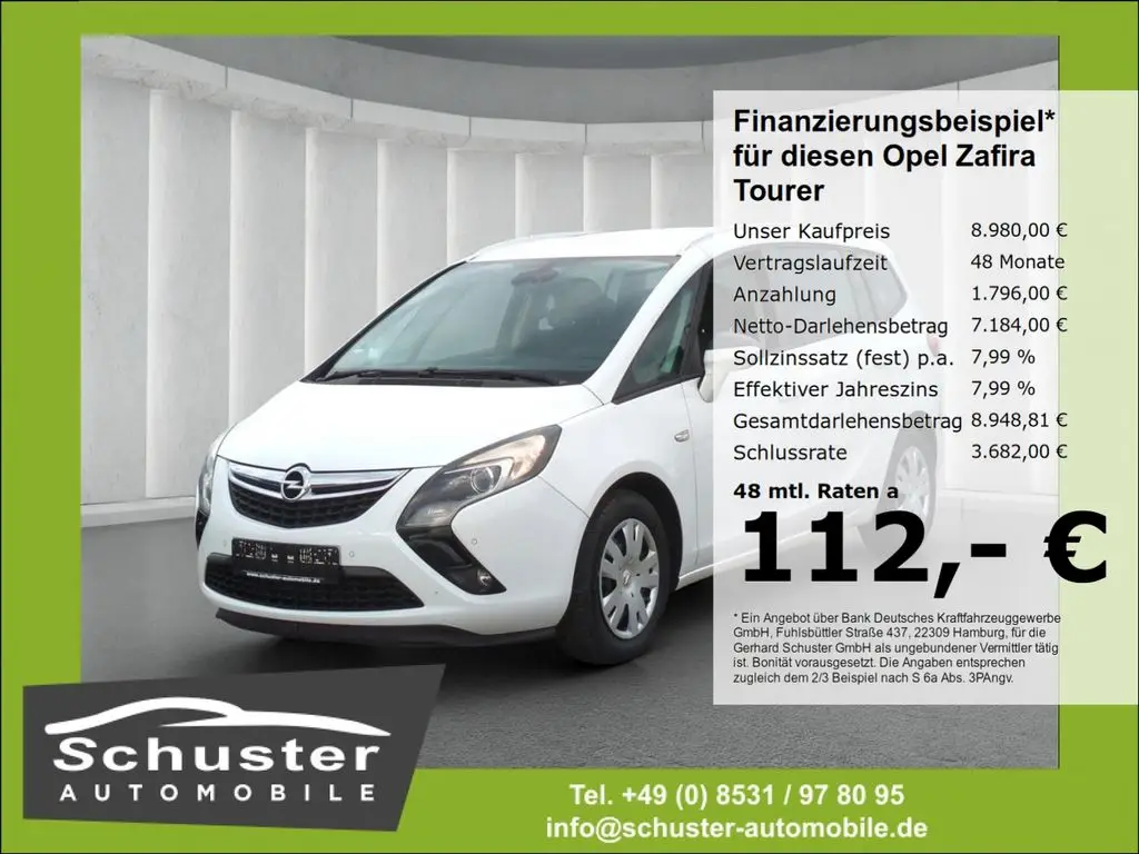 Photo 1 : Opel Zafira 2015 Essence