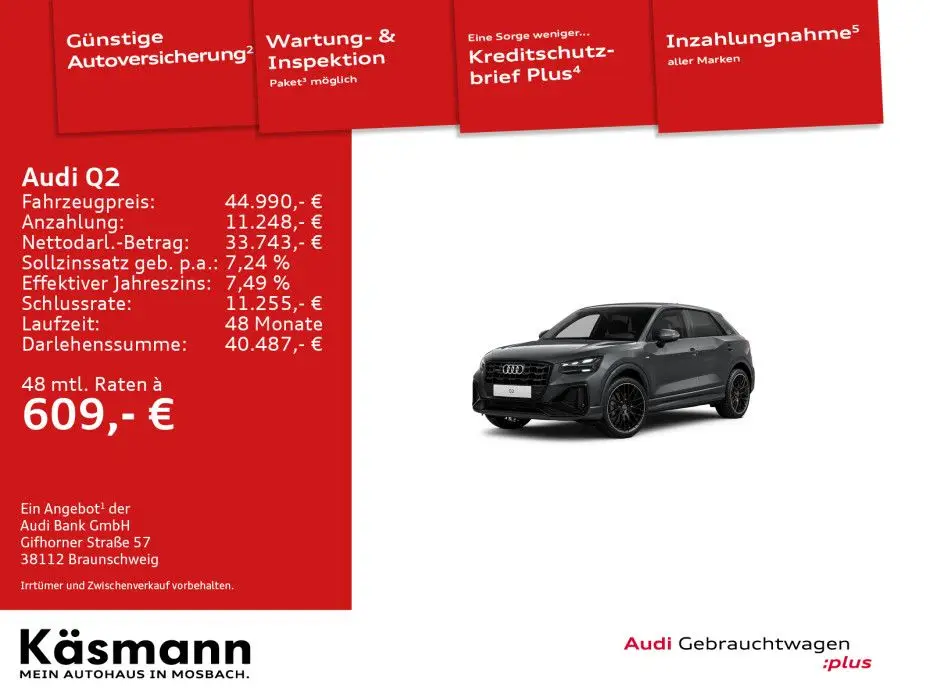 Photo 1 : Audi Q2 2024 Diesel