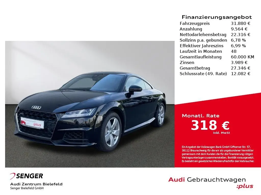 Photo 1 : Audi Tt 2020 Essence