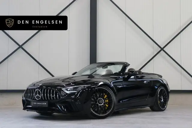 Mercedes Benz Classe Sl SL-KLASSE Roadster 63 4MATIC+ | ACC | 360 Cam | Burmester 3D | Designo Nappa | Massage | Dynamic+ | Lift | Achterasbesturing | Track Pace | Airscarf | Carbon | Head Up | Keyless | Led | Ambiance | 21